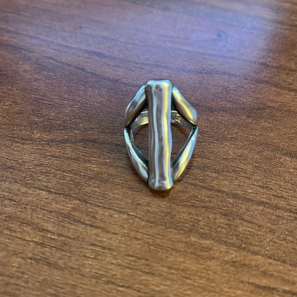 Uno De 50 Silver Statement Ring - image 1